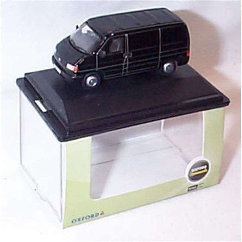 Oxford Volkswagen T4 Van Black vehicle 1:76 railway scale diecast model ...