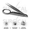13 Pcs Birds Dissection Set Stainless Steel Surgical Veterinary Instruments Kit