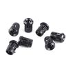 Fafeicy Light Socket, 50Pcs Plastic Black Lamp Socket Diode Holder Socket LED Holders Panel Display Clip Bezel 3mm 5mm 8mm 10mm