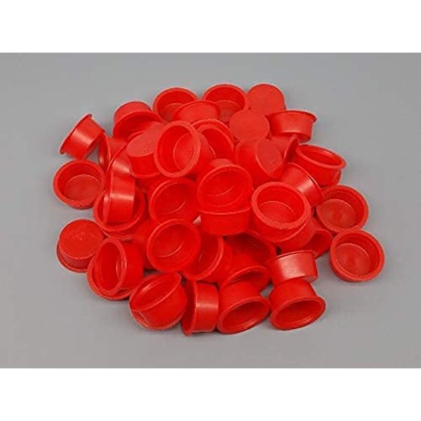 100 Fireworks Plastic Plugs End Caps For 1" Tubes