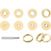 11 Pcs Premium Brass Router Template Guides Set - Compatible Porter Cable Style
