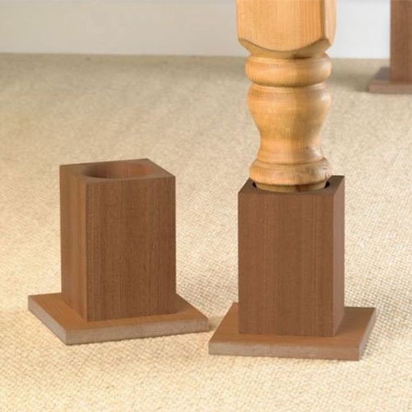Wooden Bed Risers - Tall