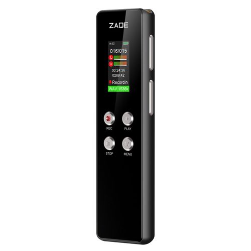 Digital Voice Recorder Voice Activated Recorder, Audio Recorder Dictaphone Recording Device with Playback, Tape Recorder Portable Mini, Password,Variable Speed, Audio Recorder with USB
