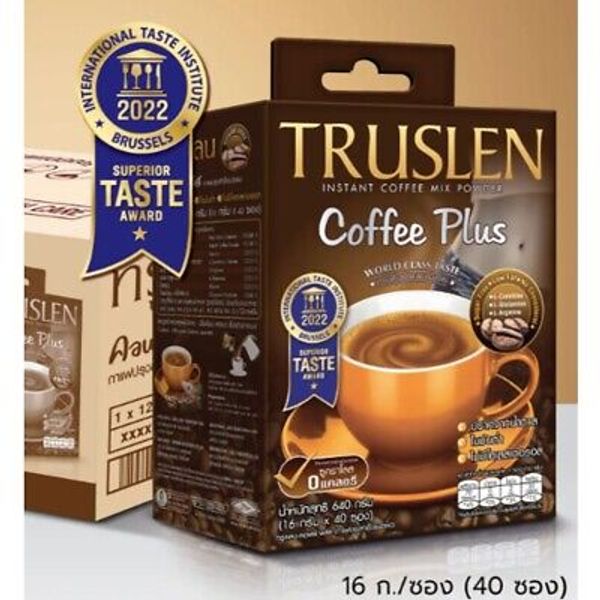 Big Pack Truslen Coffee Plus 16g x 40 Sachets Instant Coffee Mix Powder