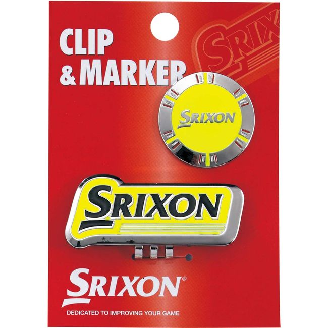 Dunlop Clip Marker SRIXON GGF-15334 Yellow