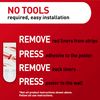 Command Poster Hanging Strips, 136 Total Strips (17024-136ES)