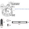 Adjustable Fuel Pump Module Spanner Wrench & Fuel Tank Lock Ring Repair Tool Kit