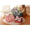 Mom's Idea Koubou Lunch Cloth, Round Shape, Chambray Navy, M