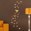 Butterfly Mirrored Gold Wall Decal Pack – by Trixes