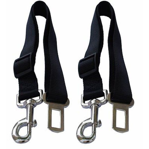 2x Cat Dog Pet Safety Seatbelt for Car Vehicle Seat Belt Adjustable Harness Lead