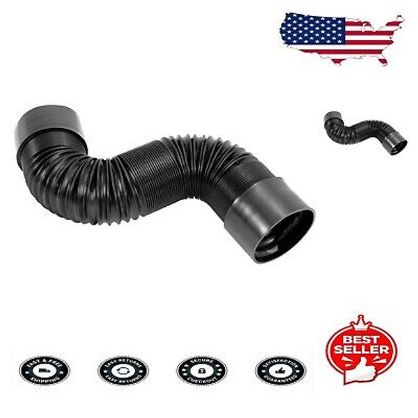 Performance Black 4" Air Duct Hose with Memory-Flex Design for Custom Intakes