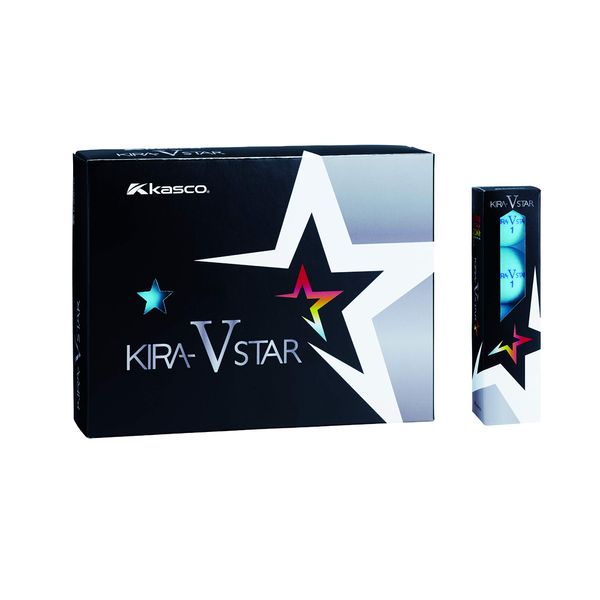 Kasco Golf Ball KIRA STAR V Killer V Unisex Killer VN Aqua Best Head Speed: 25-45 2 Piece Ball: 1 Core + 1 Cover