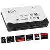 Multibao All in One Multi Card Memory Reader Adapter for Micro SD SDHC M2 MMC XD CF MS with External USB- White