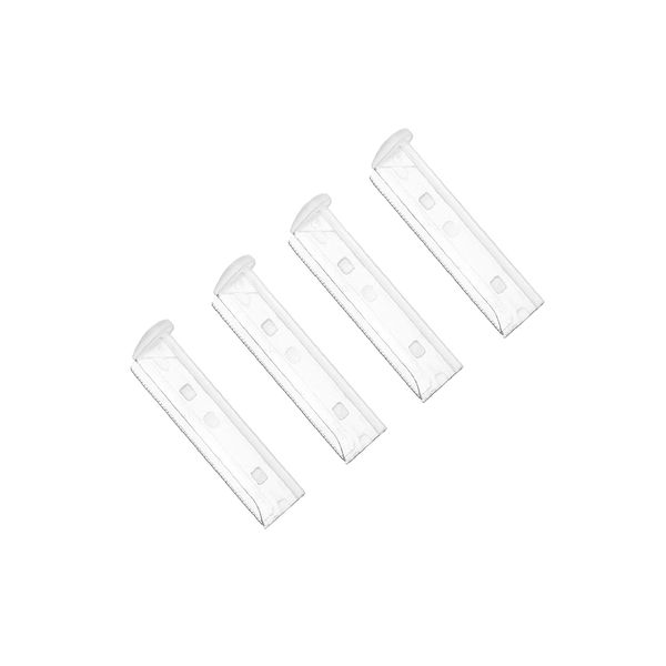 Tweezerman Facial Razor Replacement Blades (4-Pack), Silver