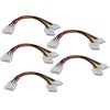 KALEA-INFORMATIQUE Pack of 5 MOLEX Y-power cables