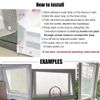 Wisyurt Window Screen Adjustable Window Screen Screen for Window Window Screen Replacement