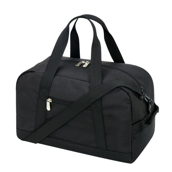 YoKelly Small Duffle Bag 14 inch Carry On Mini Duffel Bag Lightweight for Travel Gym Sport-Black