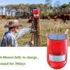 Waterproof Outdoor Solar Powered LED Alarm Lamp Warning Security Flashing Light