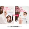 Horiuchi Kagyo (Easy to Install, Just Pinch Anywhere), 5x Magnifier, Clip Mirror, Convenient for Washstand, Entryway, Office, Store, One Plus for Everyday Use, Made in Japan