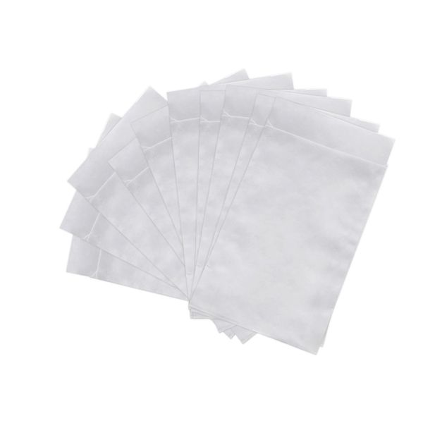 Logbuch-Verlag 25 kleine Papiertüten mini Flachbeutel weiß 5,5 x 11,7 cm Papierbeutel Verpackung zum Basteln & Befüllen