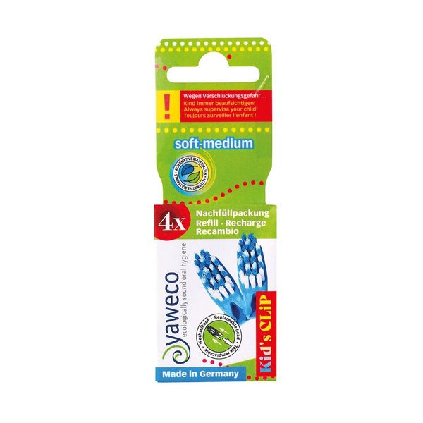 YAWECO: Kid's Clip 4X Replacement Heads Refill Pack Soft Medium