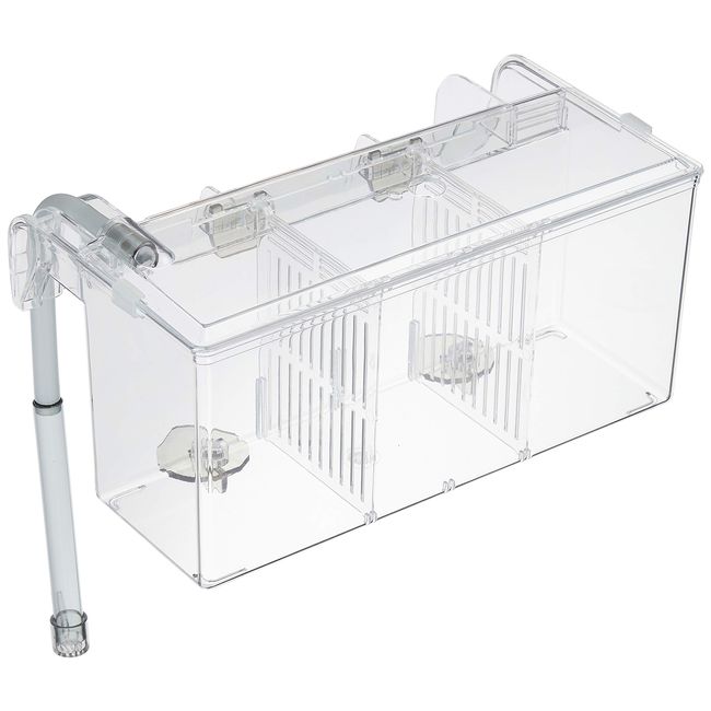 External / Hang On Plastic Aquarium Fish Breeding Box Satellite L (new)