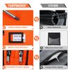 TUFFWORX Tool Bag, Multi-Compartment Storage Pouch, Gray and Orange, 2-Pack