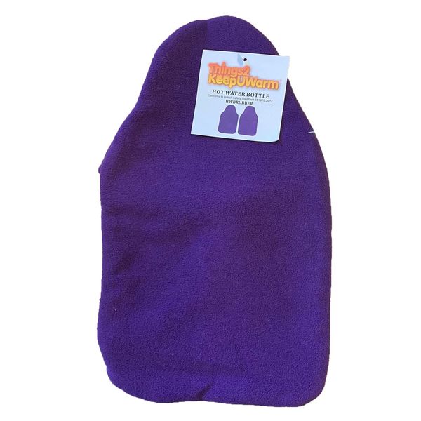 2 Litre Hot Water Bottle Cover Only (Purple)