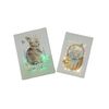 Easter Bunny and Chick Set of 2 Light-Up Canvases "Hello Spring" Easter NIB 