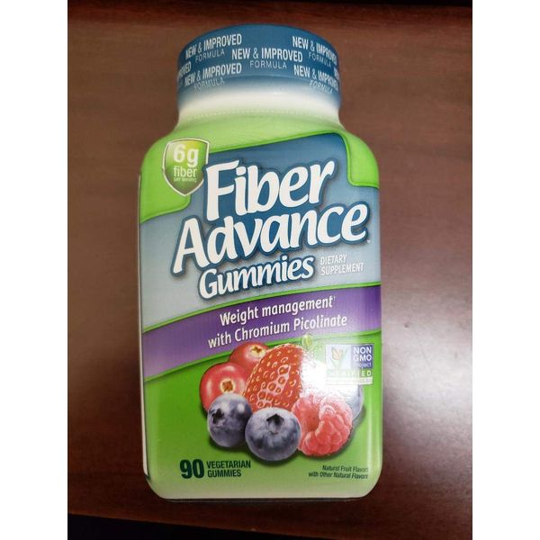 Fiber Advance Gummies Weight Management, 6G Fiber, 90 Gummies