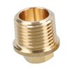 AB Tools 2 PACK Universal Brass Boat Drain Plug Speedboat Rib Garboard Bung Transom