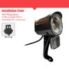 Electric Bicycle Light, Electric Bicycle Front Light Sturdy and Durable SM Plug 2 Pin LED Front Light Replacement