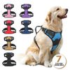 Blue Adjustable Soft Reflective Dog Pet Harness w/Control Handle for Large Dogs