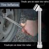 20 ft Recoil Poly Air Compressor Hose Accessories Tool Kit For Various Inflation