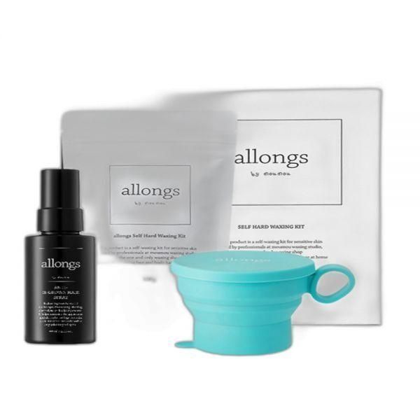 [Shinsegae Mall] ALLONGS Self Hard Waxing Kit + Anti-Ingrown Hair 60ml