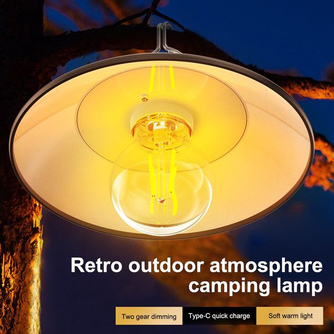 Outdoor Waterproof Portable Camping Lantern Retro Atmosphere light