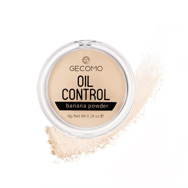 GECOMO Concealer Banana Powder Long Lasting Clear Loose Powder Touch Up Loose Powder Waterproof Brightening Setting Powder Highlight Powder Cream Matte (#D Banana Powder)