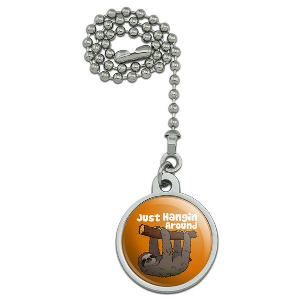 GRAPHICS & MORE Sloth Just Hanging Around Ceiling Fan and Light Pull Chain