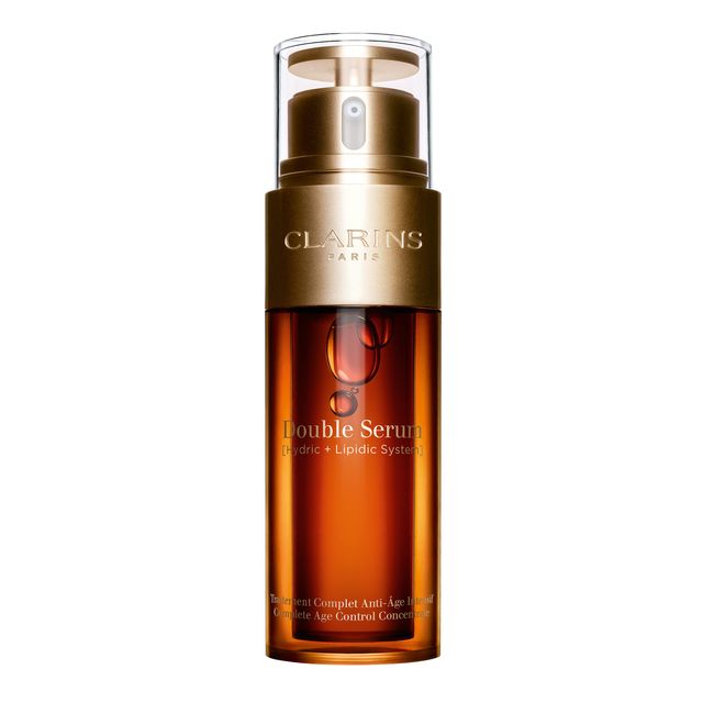 Clarins Double Serum | Award-Winning | Anti-Aging | Visibly Firms, Smoothes and Boosts Radiance in Just 7 Days* | 21 Plant Ingredients, Including Turmeric | All Skin Types, Ages and Ethnicities