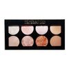 Makeup Revolution, Ultra Blush Palette, Golden Sugar, 8 Farbtöne