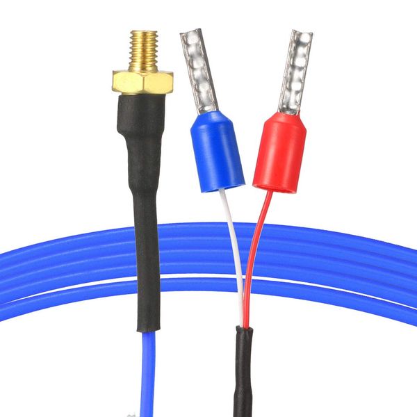sourcing map K Type Thermocouple Temperature Sensor Probe for 3D Printer 2M Cable M4 Thread