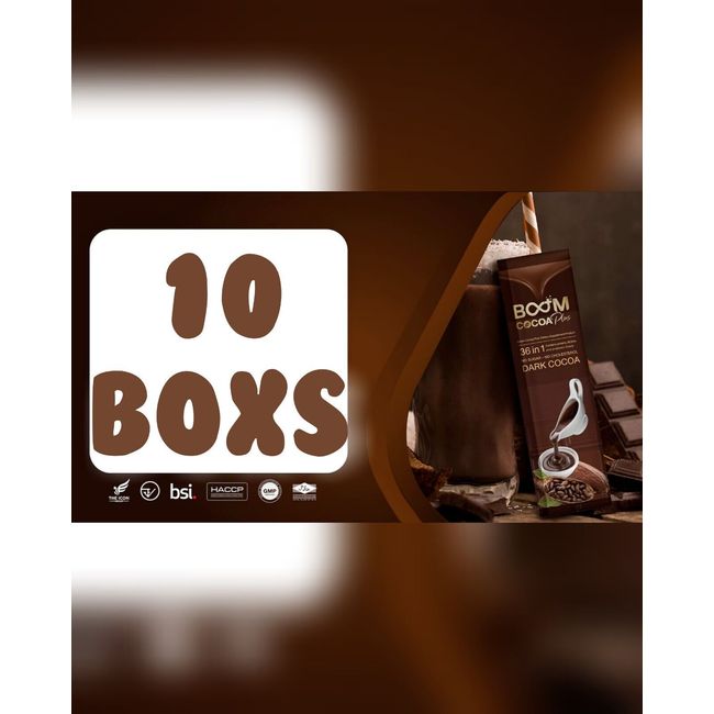 10 BOXS BOOM COCOA  PLUS WEIGHT CONTROL PRODUCT SIMPLE HEALTH CARE