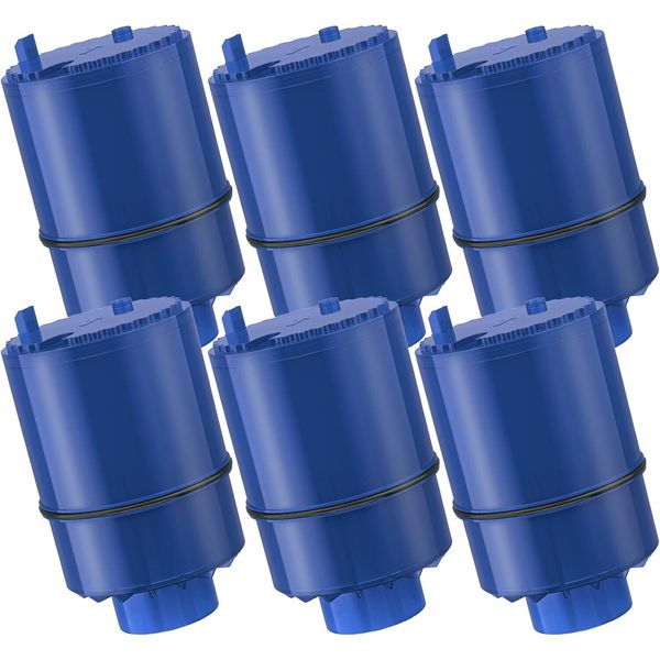 6-Pack RF-9999 Faucet Mount Water Filter Replacement, Reduce 99% impurities US