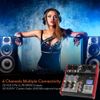Pyle 4-Ch. Bluetooth Studio Mixer-Pro Audio Digital DJ Audio Mixer Console