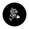 Save The Ocean Life Conservation Sea Pollution Plastic PopSockets Swappable PopGrip