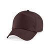 Beechfield Unisex B010.FNA 5-Panel Cap - Black, One Size