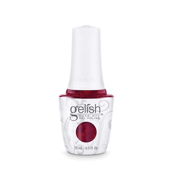 Gelish Good Gossip Soak-Off Gel Polish, Red Gel Nail Polish, Red Nail Colors, Red Gel Nail Colors, 0.5 oz.