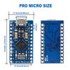 Binghe Pro Micro with 32U4 Chip Development Board, Pro Mini 5V/16MHz Microcontroller, USB Interface, Compatible with Arduino IDE