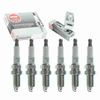 6 pc NGK V-Power Spark Plugs compatible with Dodge Nitro 3.7L V6 2007-2012