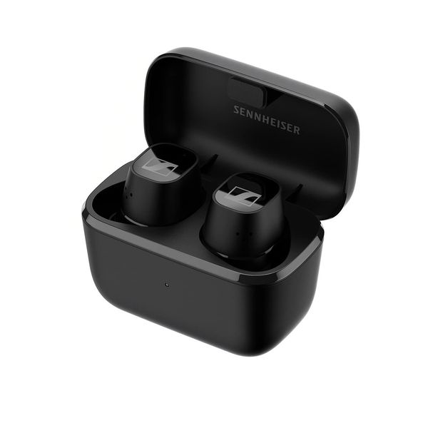 Sennheiser Fully Wireless Earbuds, CX Plus True Wireless Black, German Headquarters Developed High Performance Single Dynamic Driver, High Resolution Equivalent Codec, AptX Adaptive, Active Noise Canceling, ANC, External Sound Capture, Left and Right Inde